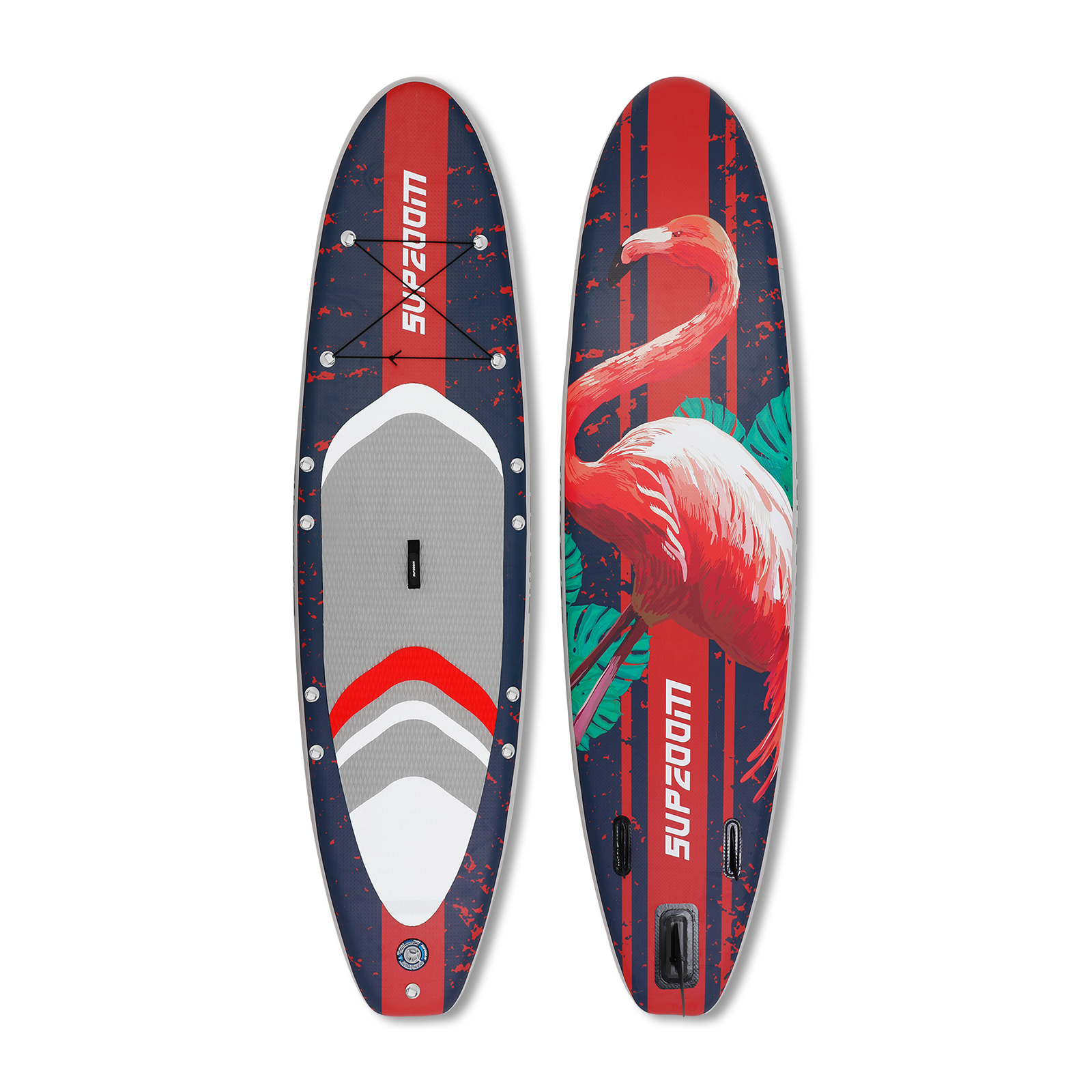 All round 10'6" flamingo inflatable paddle board | Supzoom