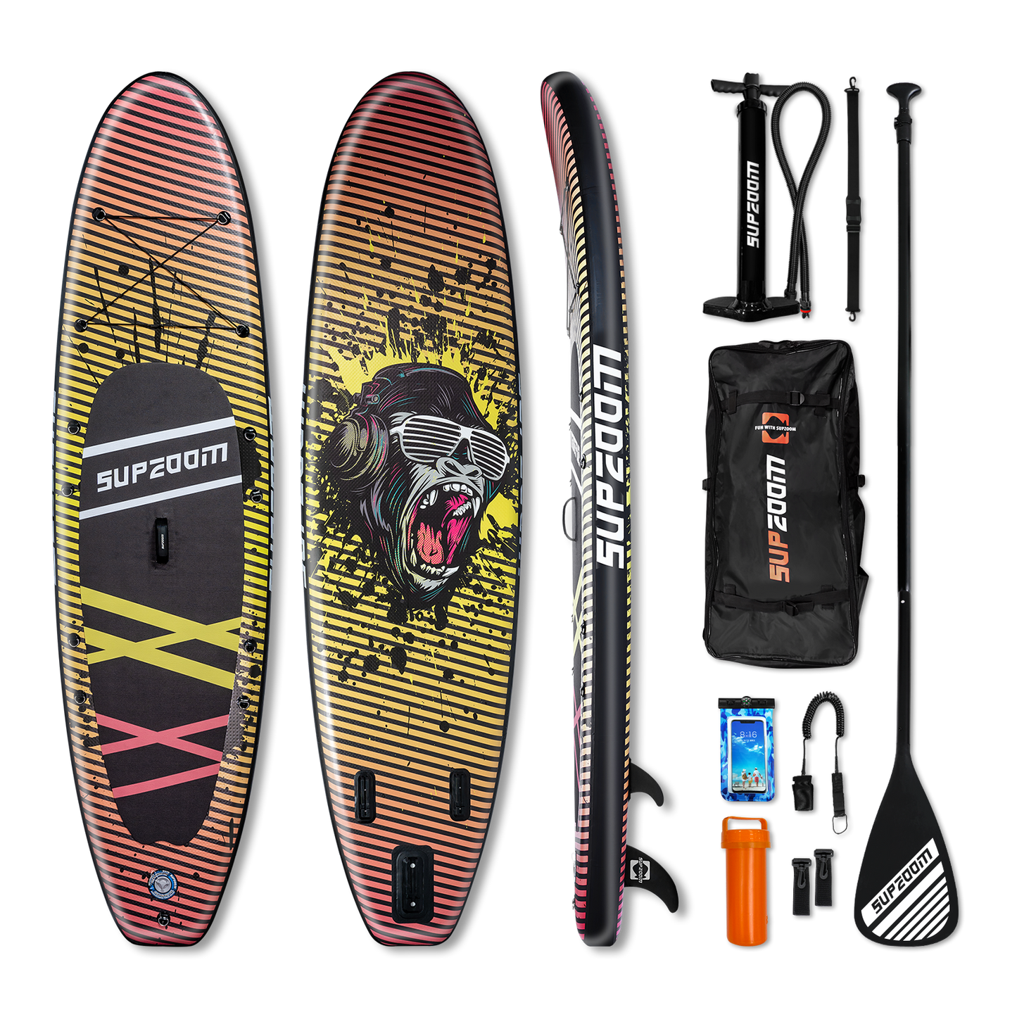 All round 10'6" inflatable stand up paddle board | Supzoom musician style