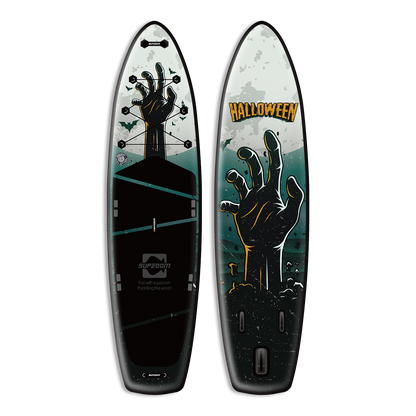 SUPZOOM 10'10" all round double layer Halloween skeleton hands inflatable paddle board