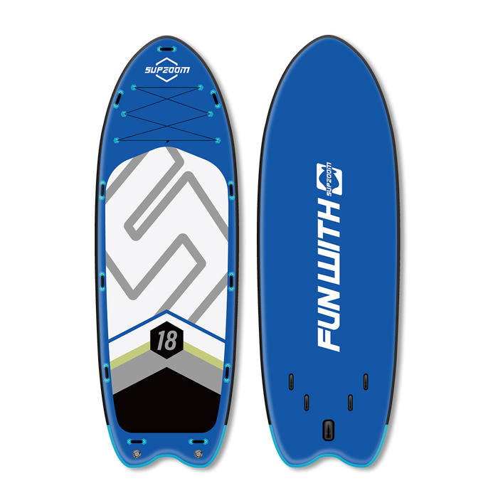 18' MULTI-PERSON SERIES sup paddleboard blue