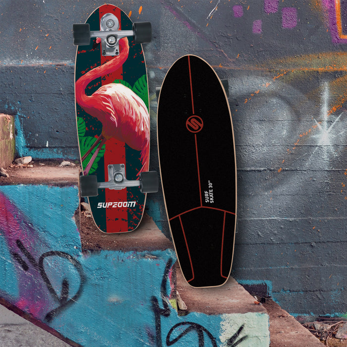 30'' Flamingo Surf Skateboard
