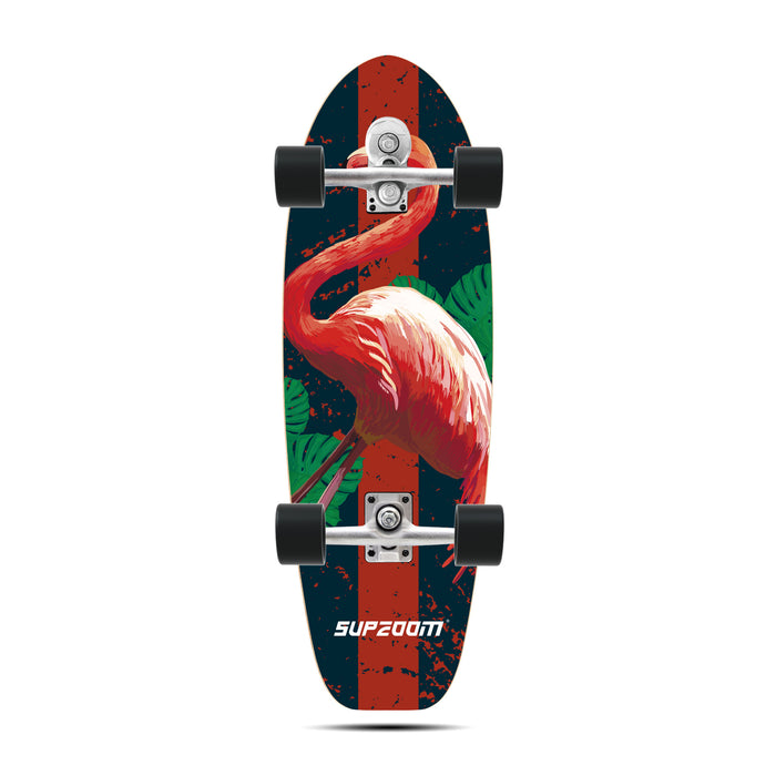 30'' Flamingo Surf Skateboard