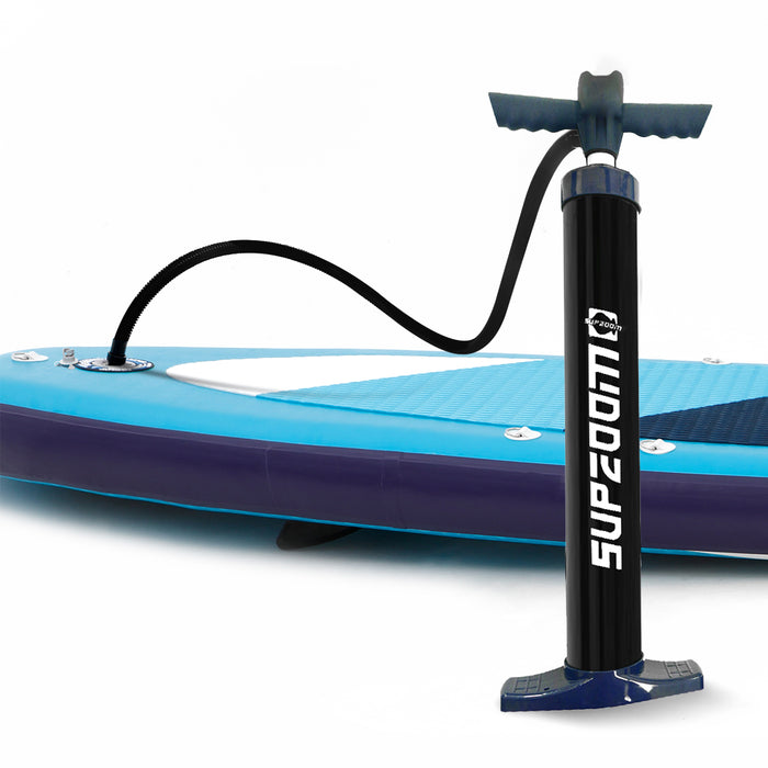 hand pump for paddle board blue color application