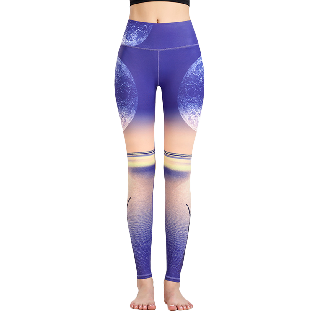 Pantalon de yoga taille haute pour femmes Leggings d'entraînement, exercice de gym, SUP Yoga sur l'eau (26 couleurs disponibles) | SUPZOOM