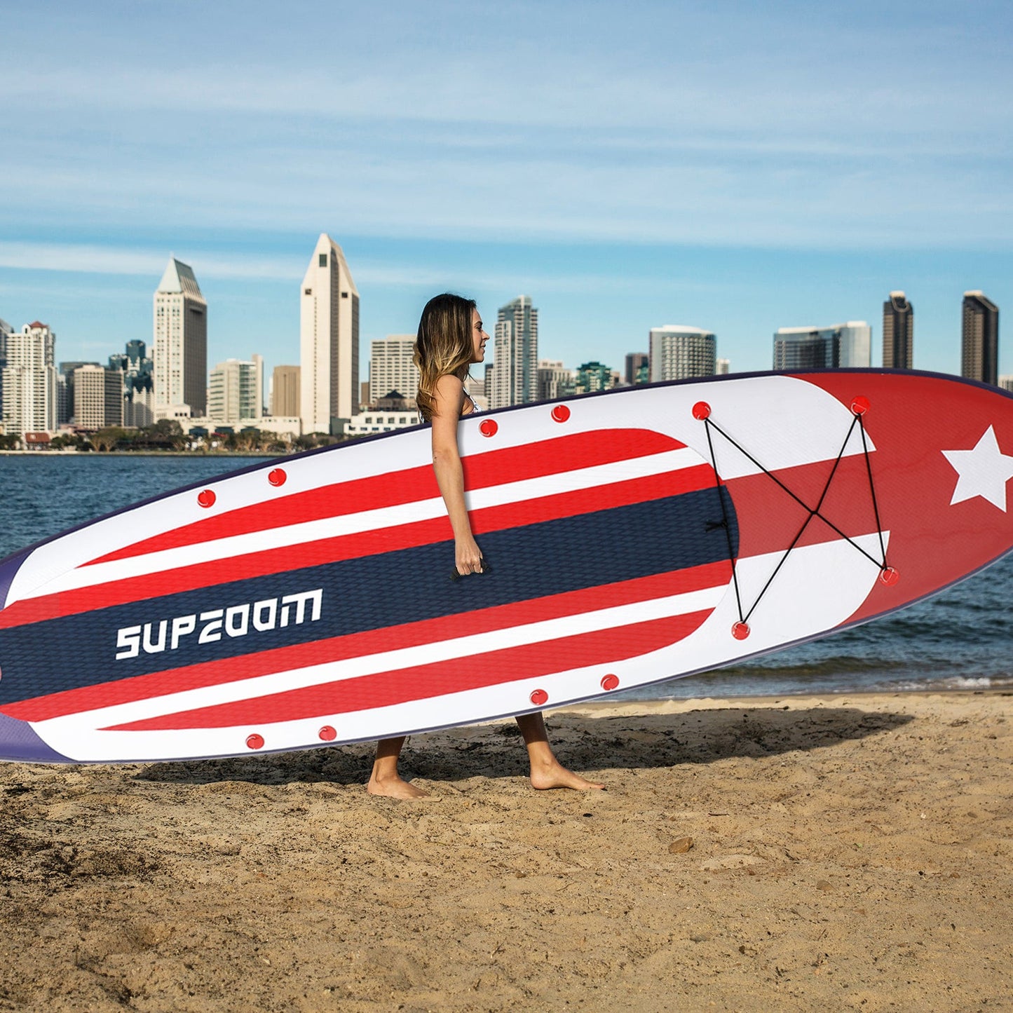 Eagle style all round 10'6" foldable paddle board | Supzoom