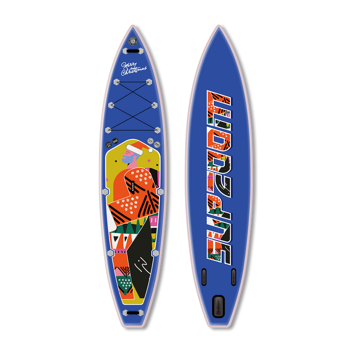 All around 11'10'' Christmas elements style inflatable paddle board | Supzoom