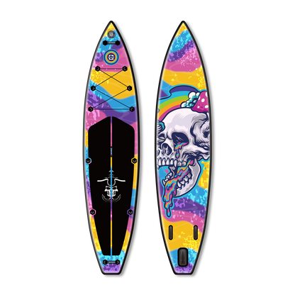 All around 11'10'' Fashion Skull style inflatable paddle board | Supzoom