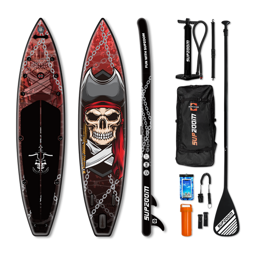 All around 11'10'' inflatable stand up paddle board | Supzoom Evil Halloween skull style