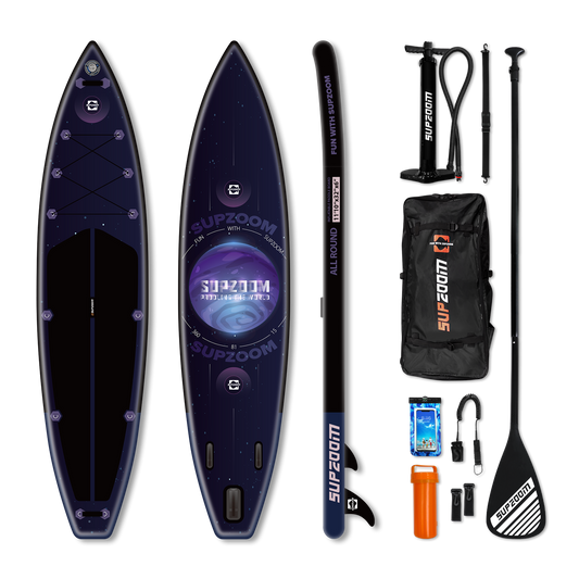 All around 11'10'' inflatable stand up paddle board | Supzoom Exploring the Unknown style