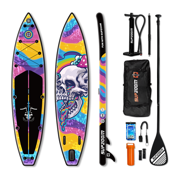 All around 11'10'' inflatable stand up paddle board | Supzoom Fashion Skull style