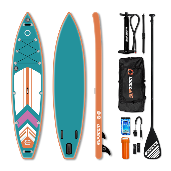All around 11'10'' Morandi Blue style inflatable paddle board | Supzoom