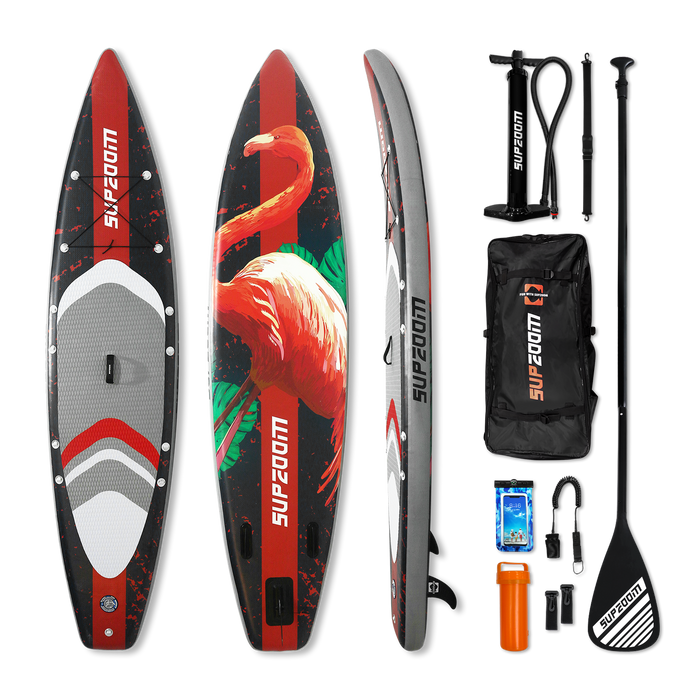 All around 11'6'' inflatable stand up paddle board | Supzoom flamingo style