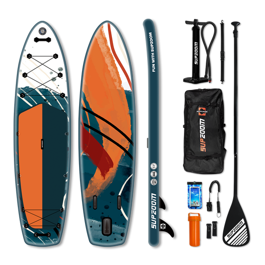 All round 10'10" inflatable stand up paddle board | Supzoom double layer Ink series splash fantasies style