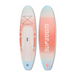All round 10'6" Macaron orange style inflatable paddle board | Supzoom