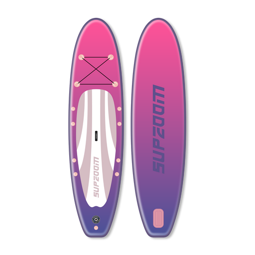 All round 10'6" Macaron purple style inflatable paddle board | Supzoom