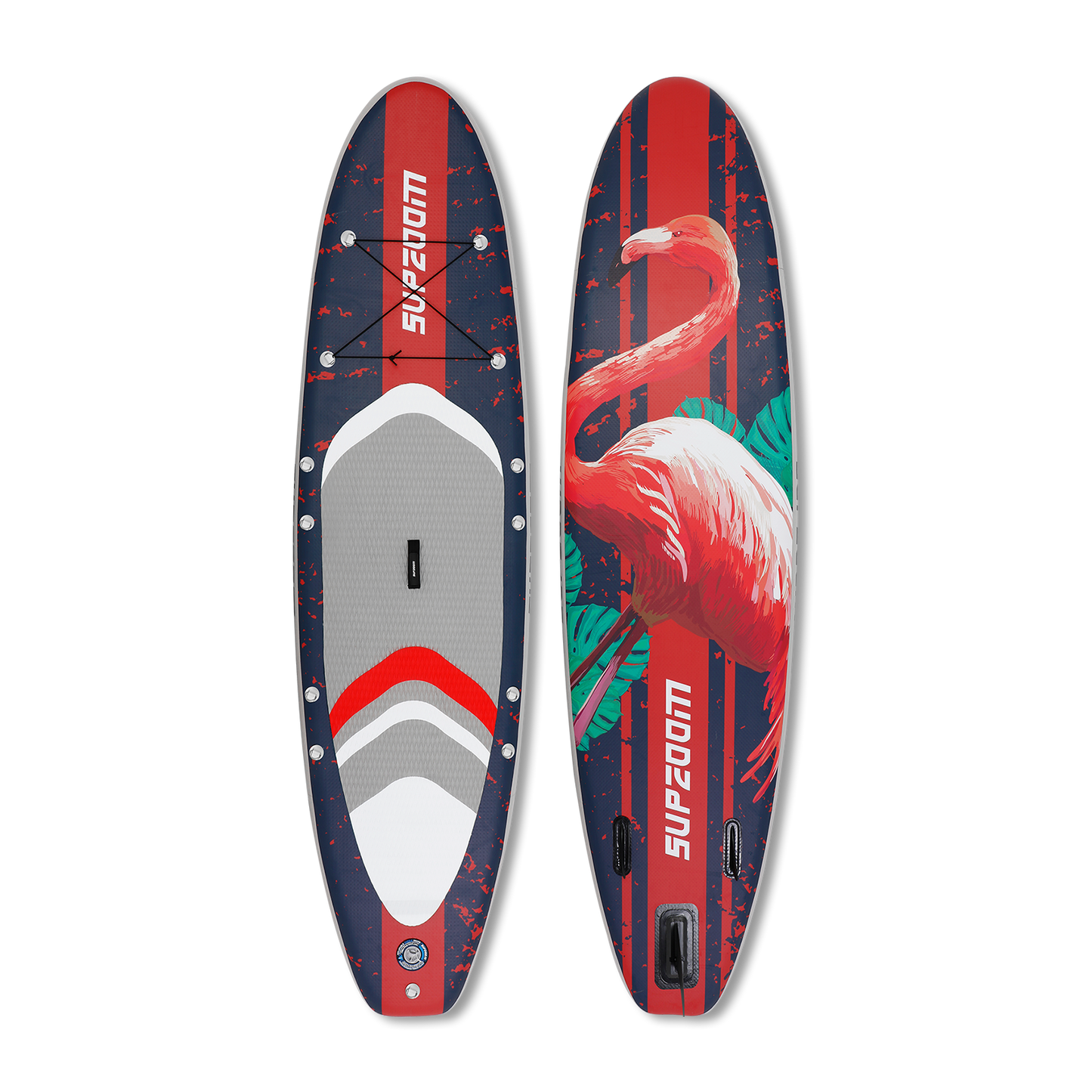 All round 10'6" flamingo inflatable paddle board | Supzoom