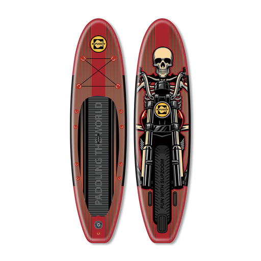 All round 10'6" ghost rider style inflatable paddle board | Supzoom