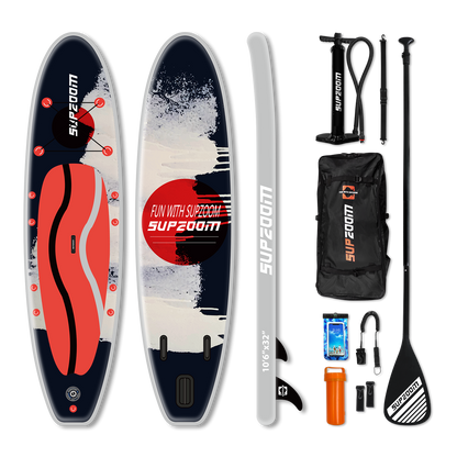 All round 10'6" inflatable stand up paddle board | Supzoom