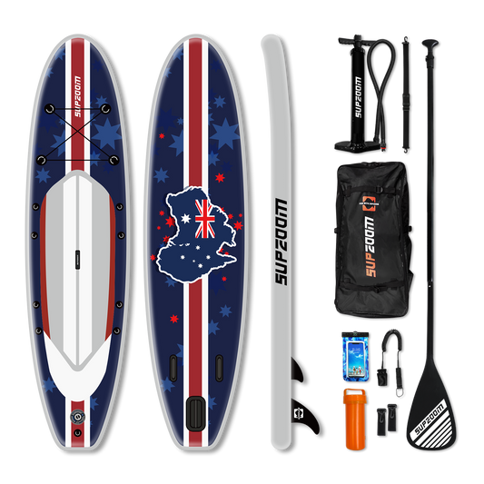All round 10'6" inflatable stand up paddle board | Supzoom australia map