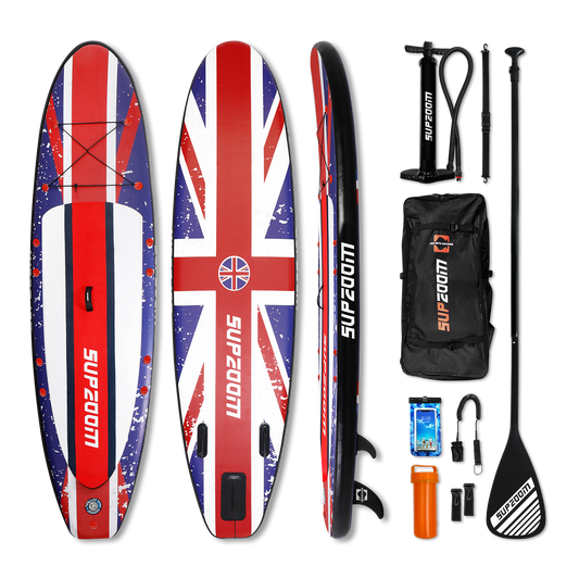 All round 10'6" inflatable stand up paddle board | Supzoom british style