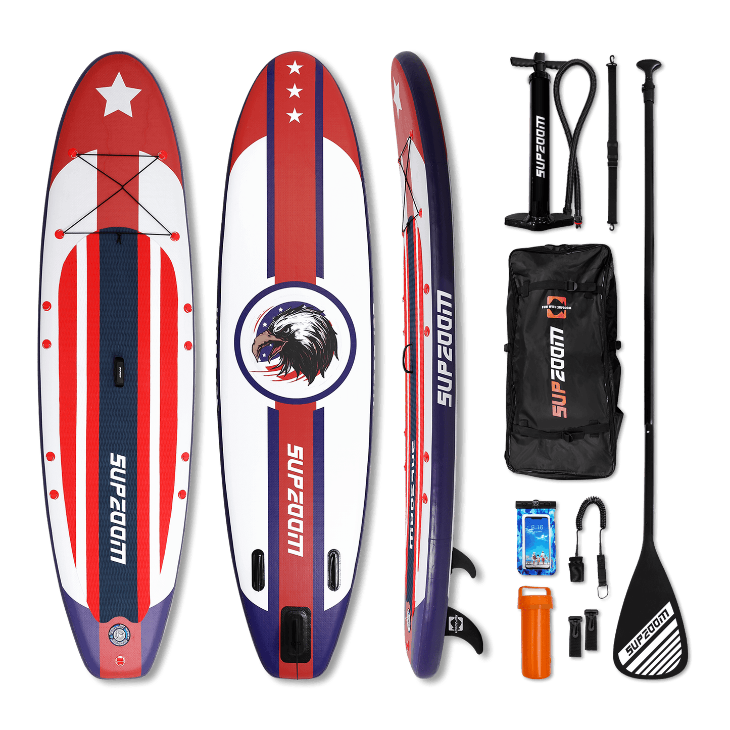 All round 10'6" inflatable stand up paddle board | Supzoom eagle style