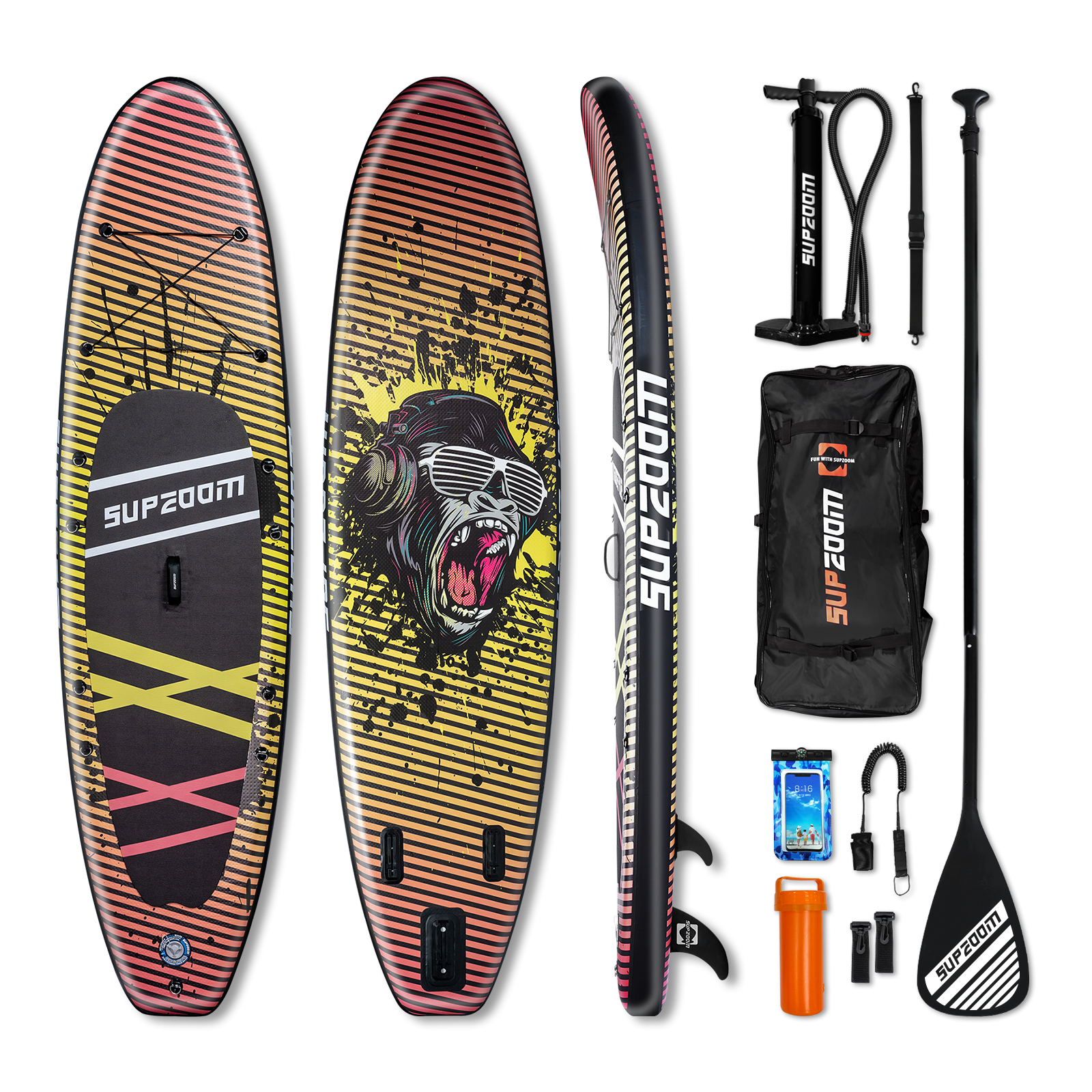 All round 10'6" inflatable stand up paddle board | Supzoom musician style