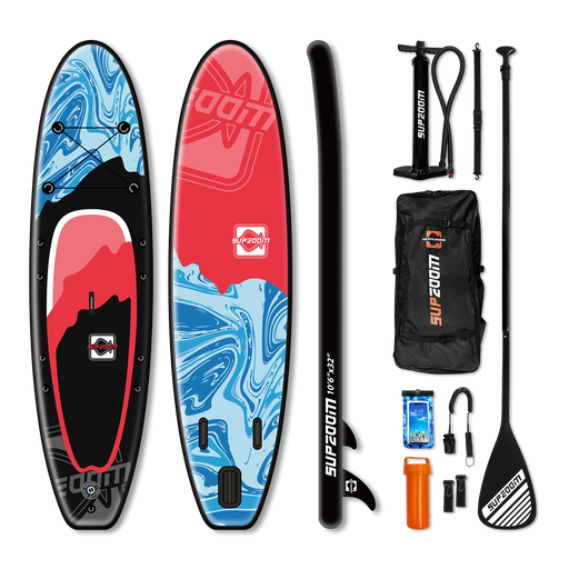 All round 10'6" inflatable stand up paddle board | Supzoom ocean style