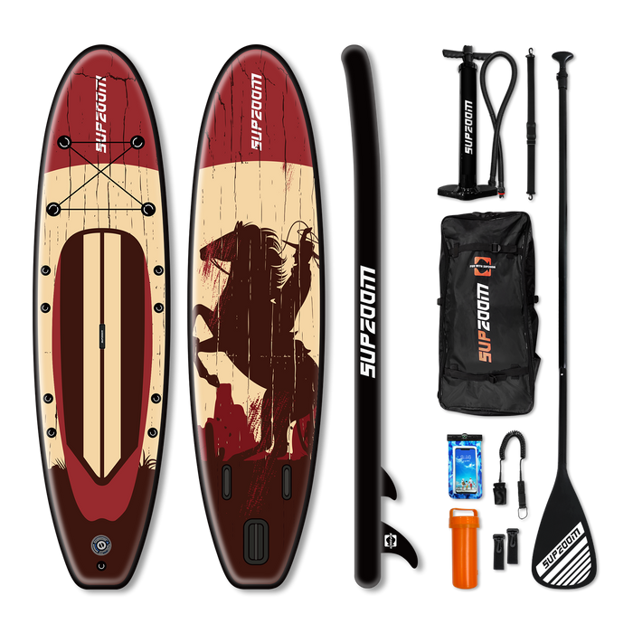 All round 10'6" inflatable stand up paddle board | Supzoom western cowboy style