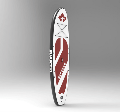 3D model of red leaf all round 10'6" foldable paddle board | Supzoom