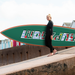 Green Christmas style all around 11'10'' foldable paddle board | Supzoom