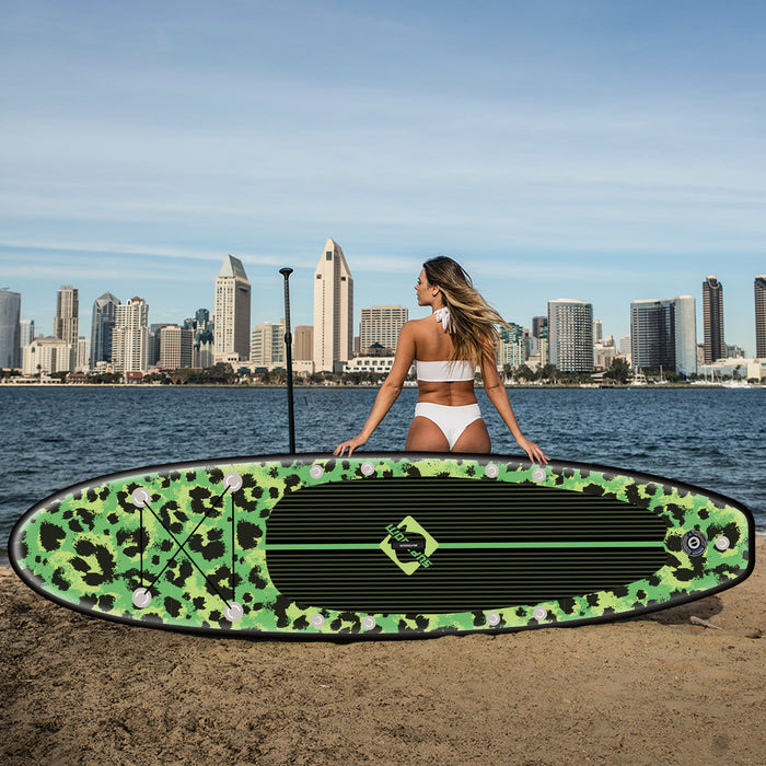 Inflatable paddle boarding
