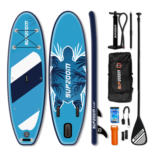 Kids 8'  inflatable stand up paddle board | Supzoom sea turle style