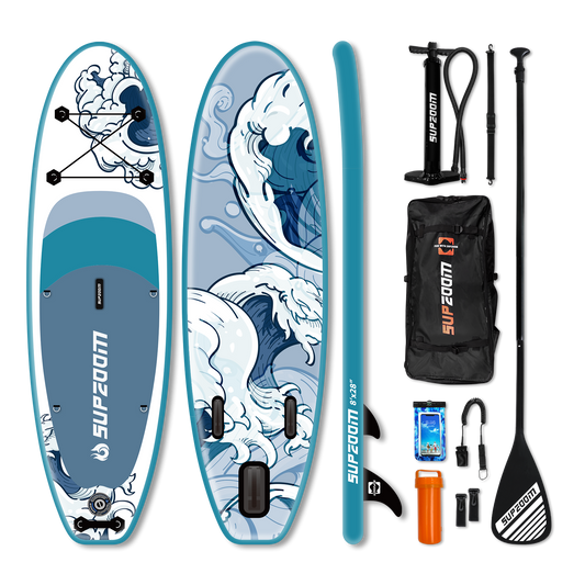 Kids 8'  inflatable stand up paddle board | Supzoom wave style