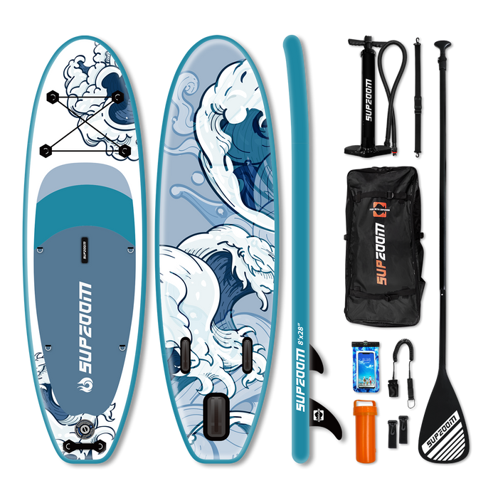 Kids 8'  inflatable stand up paddle board | Supzoom wave style
