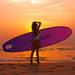 Macaron purple style all round 10'6" foldable paddle board | Supzoom
