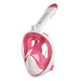 Full face snorkel mask-red