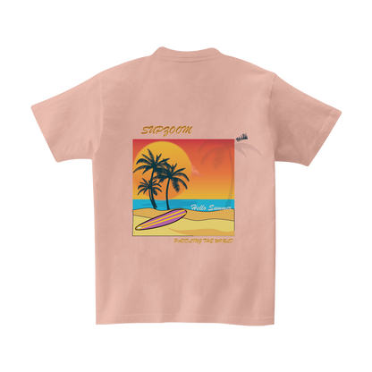 Sunset & Paddleboard - T-shirt unisexe 100% coton avec différentes couleurs | SUPZOOM