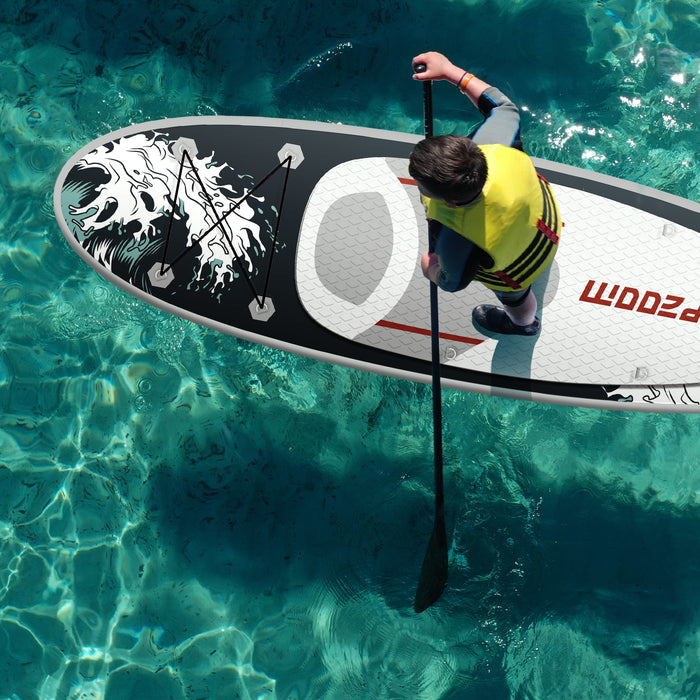 Shark style Kids 8' foldable paddle board | Supzoom
