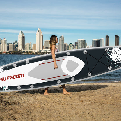 Shark style Racing 14' foldable paddle board | Supzoom