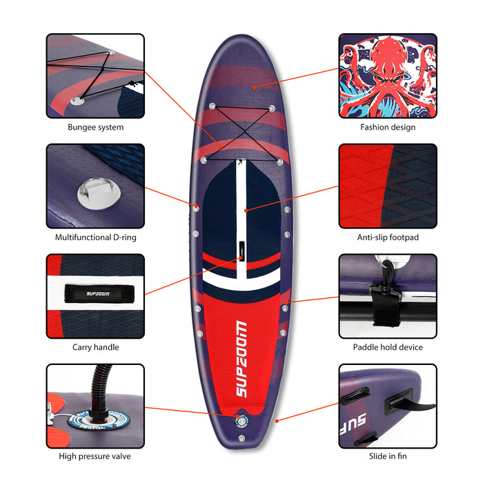 The details of octopus style all round 10'6" sup | Supzoom