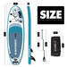 The size of Kids 8' paddle board | Supzoom wave style