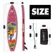The size of all around 11'10'' paddle board | Supzoom Christmas style