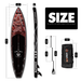 The size of all around 11'10'' paddle board | Supzoom Evil Halloween skull style