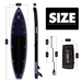 The size of all around 11'10'' paddle board | Supzoom Exploring the Unknown style