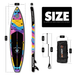 The size of all around 11'10'' paddle board | Supzoom Fashion Skull style