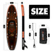 The size of all round 10'6" paddle board | Supzoom eagle locomotive style