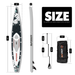 The size of racing 14' paddle board | Supzoom shark style