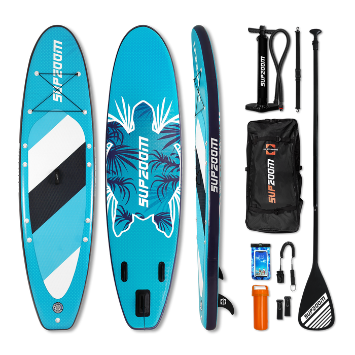 Long turtle all round 10'6" inflatable stand up paddle board | Supzoom