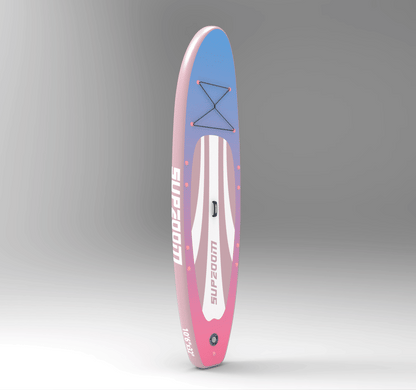3D model of light blue style all round 10'6" foldable paddle board | Supzoom			