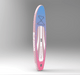 3D model of light blue style all round 10'6" foldable paddle board | Supzoom			